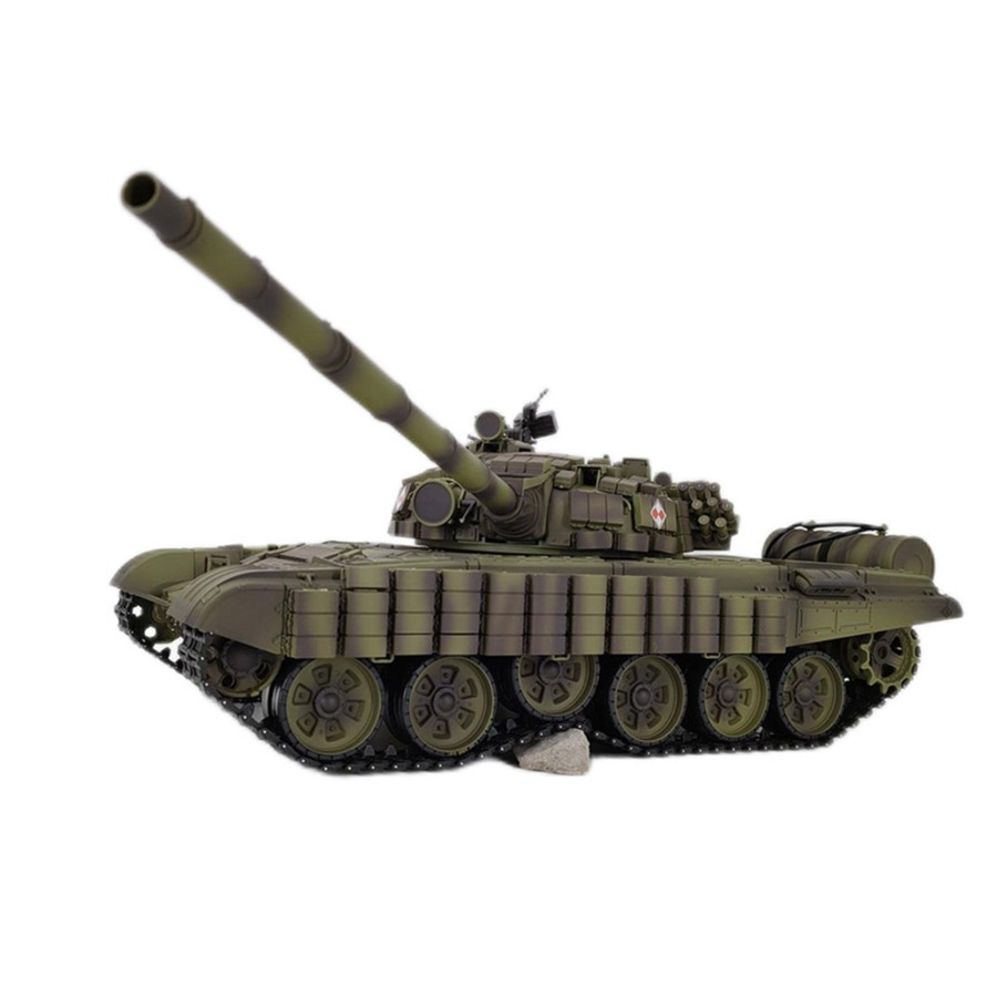 Rc Engine & Model Engine DIY | 1/16 Rc Tank 2.4G T72 Rc Main Battle Tank Model Toys Simulation Tank Gift - Upgraded Version