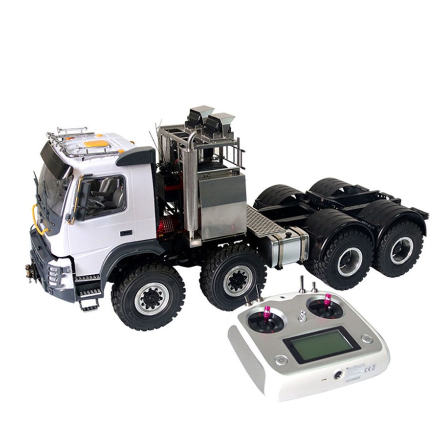 Rc Engine & Model Engine DIY | Jdmodel Jdm-136 1/14 8X8 Electric Rc Off-Road Truck Crawler Vehicle Heavy Trailer Truck Remote Control Construction Vehicle Model