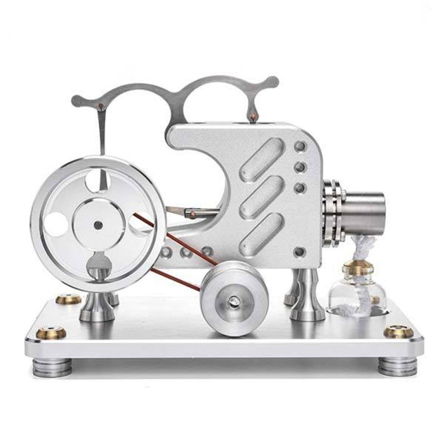 Model Engine Engine DIY Hot Air Stirling Engine | Hot Air Stirling Engine With Solid Metal Construction Education Toy Electricity Power Generator Motor Model ( T16-03 )