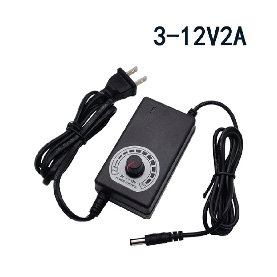 Accessories enginediy | 3-12V 2A Adjustable Power Supply Adapter For Mini Electric Drill/Grinding Set