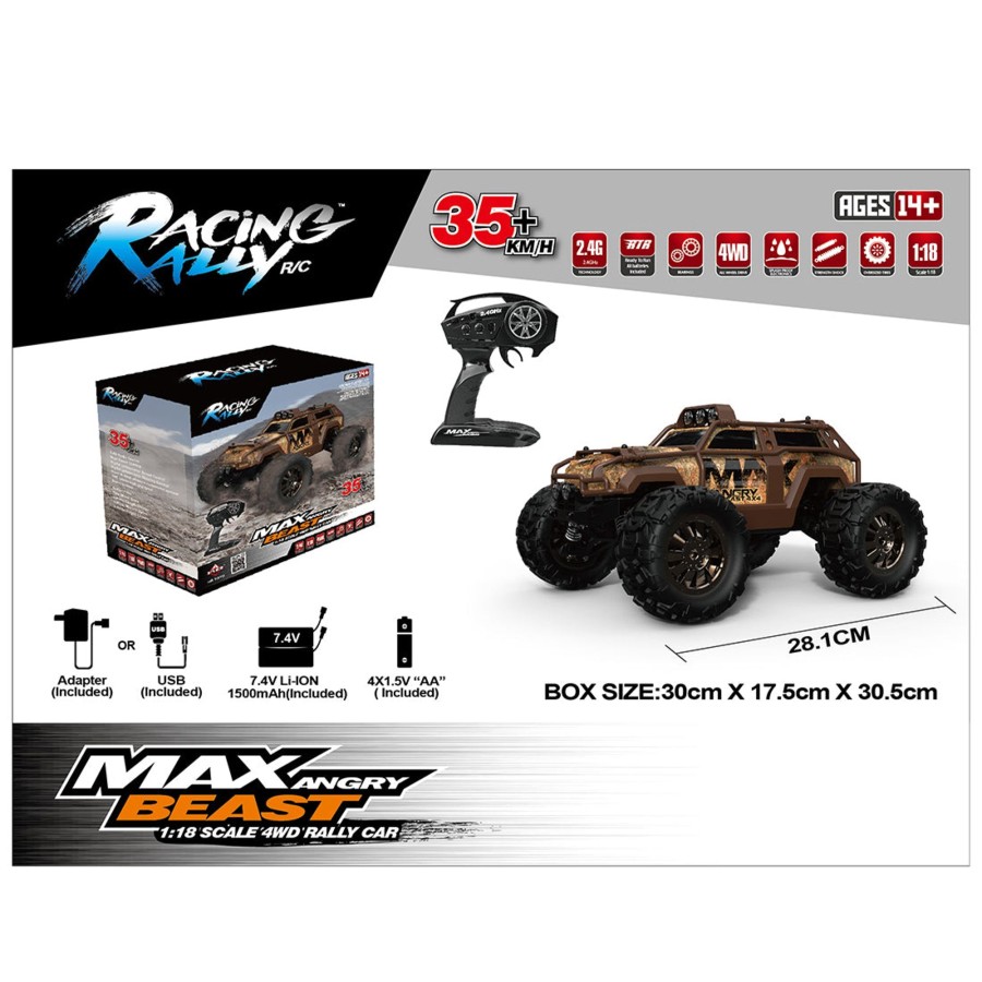 Rc Engine & Model Engine DIY | Hb 1:18 2.4G Rc Crawler Car 35+Km/H High-Speed All-Terrain Off-Road Vehicle Model Toy Rtr