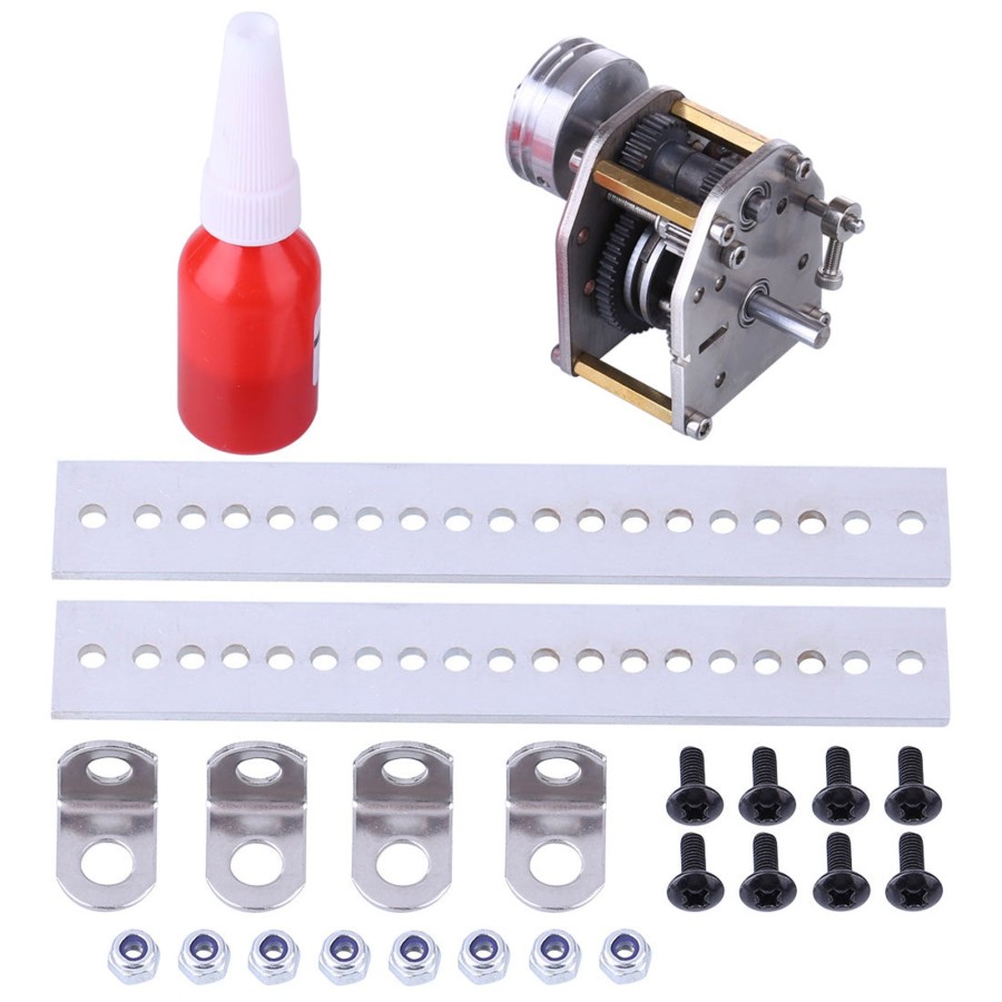 Accessories Engine DIY | Gearbox With Wheel + Rack + Screw Modify Kit For Toyan Engine 1:10 Scale Rc Car Engine