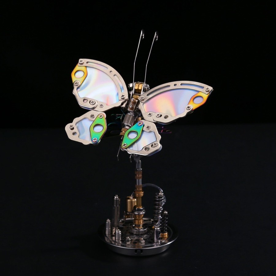 Diy Engine Engine DIY | 95Pcs Mechanical Chaos Butterfly 3D Assembly Model Kit