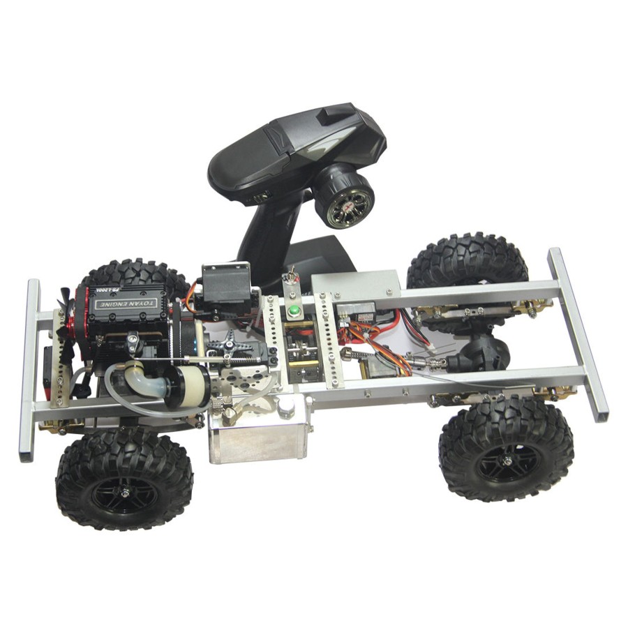 Rc Engine & Model enginediy | 1/10 Rc Car 2.4G 4Wd Off-Road Vehicle With Toyan Double-Cylinder Engine - Rtr Version