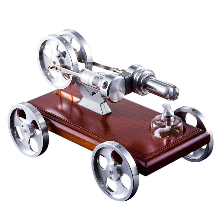 Model Engine enginediy Stirling Engine & Parts | Stirling Engine Car Model Diy Stirling Engine Vehicle Kit Toy Engine