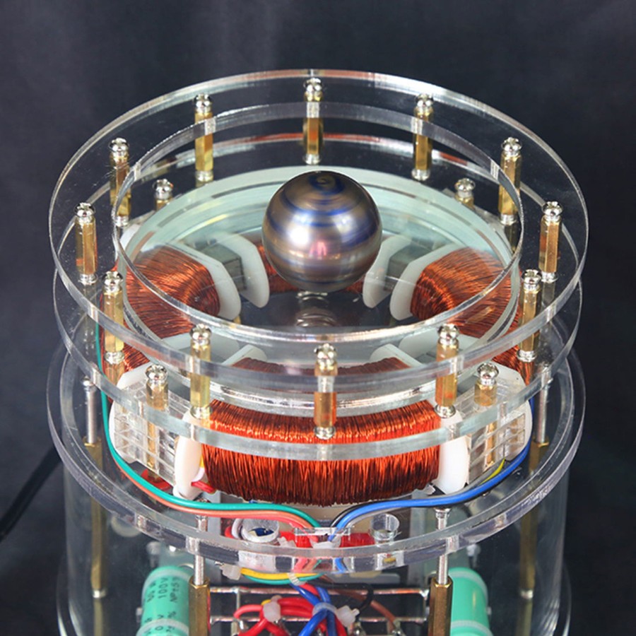 Stem Model enginediy | Tesla'S Egg Of Columbus Ac Motor Tesla Coil Motor Science Motor Model - Aluminum Egg Version