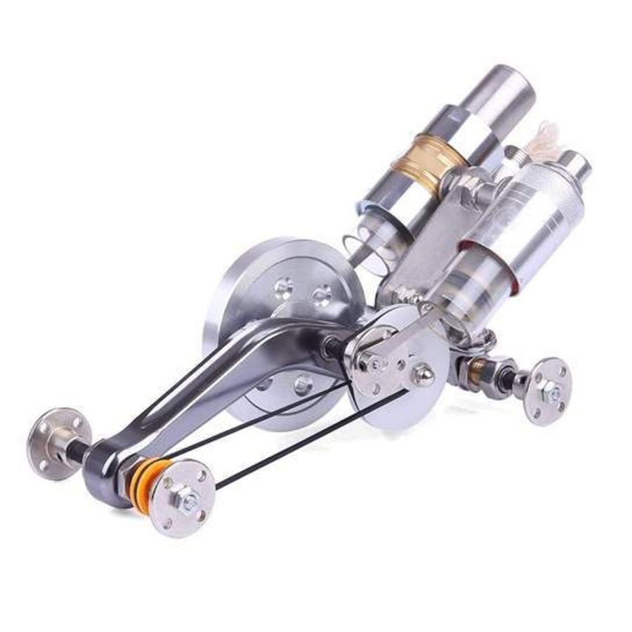 Model Engine Engine DIY Stirling Engine & Parts | Stirling Engine Kit Car Model Stirling Engine External Combustion Engine Science Toy - Enginediy