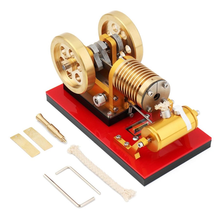 Model Engine enginediy Stirling Engine & Parts | Saihu Sh-02 Flame Eater Engine Vacuum Engine Model Educational Discovery Toy Kits