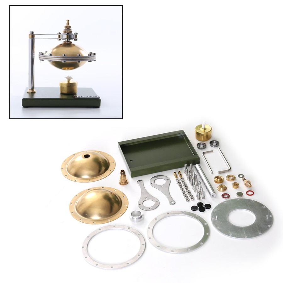 Diy Engine enginediy | Ufo Spin Suspension Steam Engine Model Diy Engine Kit With Copper Boiler And Alcohol Lamp