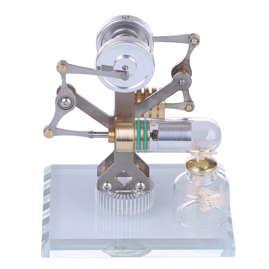 Diy Engine Engine DIY | Miniature Stirling Engine Model Balance Stirling Engine Kit Science Toy Enginediy