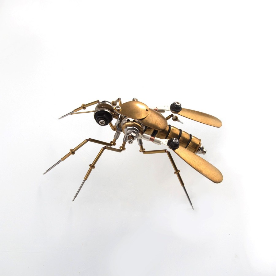 Diy Engine Engine DIY | 90Pcs Steampunk Insect Metal Model Kits Mechanical Crafts For Home Decor - Mosquito