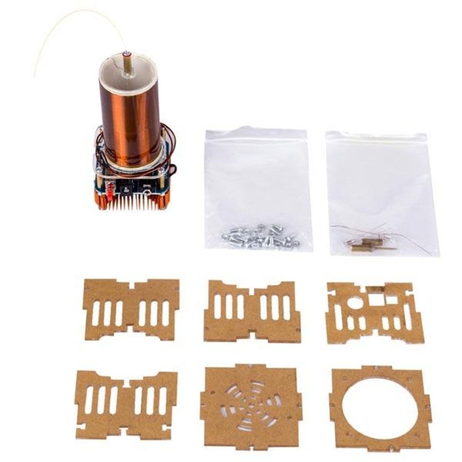 Stem Model enginediy | Mini Singing Tesla Coil Music Kit Wireless Transmission Experiment Desktop Toy - Enginediy