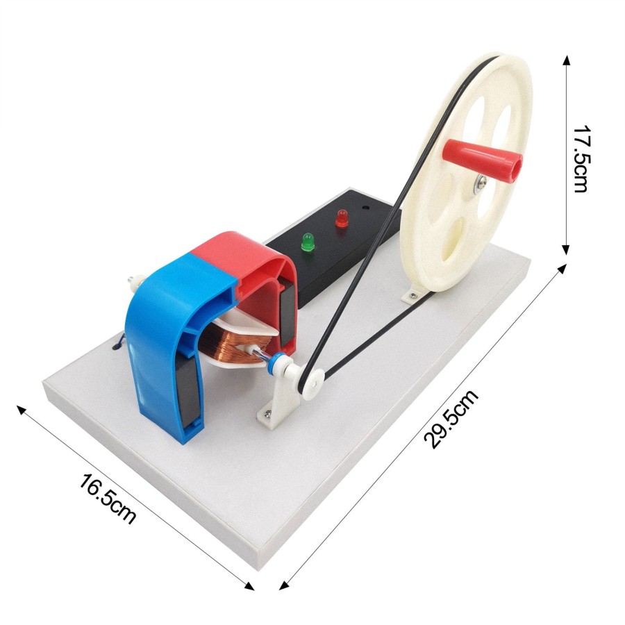 Stem Model enginediy | Hand Crank Ac/Dc Generator Electromagnetics Scientific Tool Educational Toy