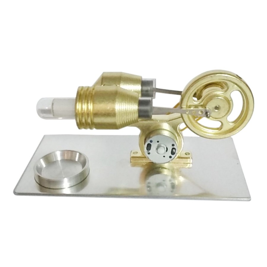 Model Engine Engine DIY Stirling Engine With Led | Stirling Engine Model With Electric Generator Engine Diy Science Toy Enginediy