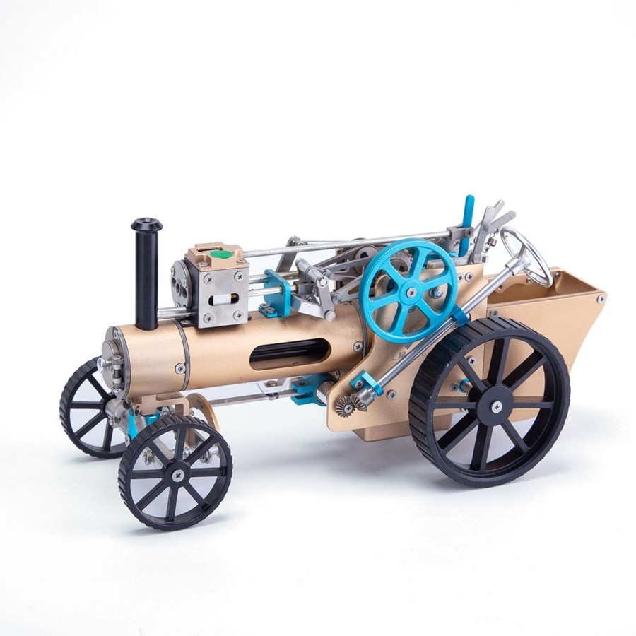 Diy Engine enginediy | Teching Steam Car Engine Model Full Metal Assembled Car Engine Model Gift Collection - Used (Assembled Version) Like New