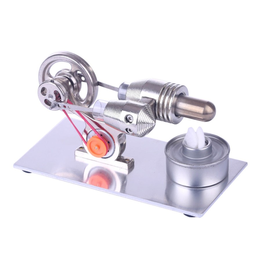 Stem Model Engine DIY | Stirling Engine With Generator And Bulb Stirling Motor Model Science Toy