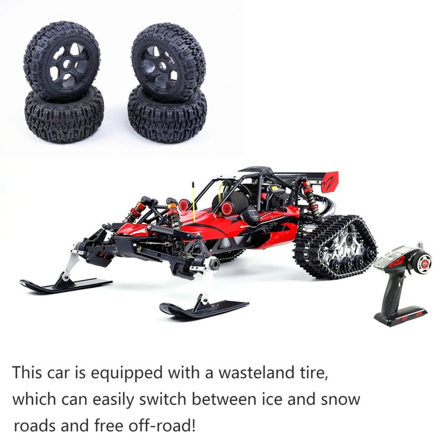 Rc Engine & Model enginediy | Rovan Baha450As Snow 1/5 2Wd 2.4G Rwd Gasoline Off-Road Vehicle Rc Model Car With 30.5Cc Engine And 4 Tyres - Rtr Version