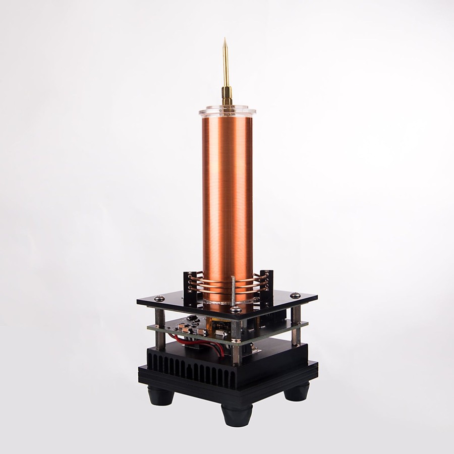 Stem Model enginediy | Music Tesla Coil Plasma Speaker With 100-240V Adapter