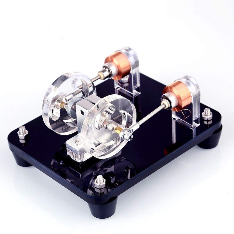 Stem Model enginediy | Stark Double Coil Reciprocating Brushless Hall Motor Educational Technology Toys