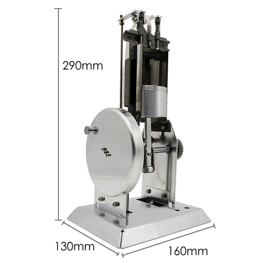 Stem Model Engine DIY | Metal 4 Stroke Gasoline Engine Diesel Engine Model Scientific Physics Teaching Experiment Tool