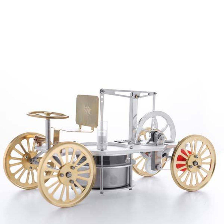 Model Engine enginediy Stirling Engine Vehicle | Low Temperature Difference Stirling Engine Car Model Stem Toy Gift Collection Decor - Enginediy