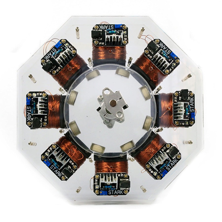 Stem Model enginediy | Stark Level 8 Stator Silicon Steel Core Motor High Power Disc Brushless Motor Science Model