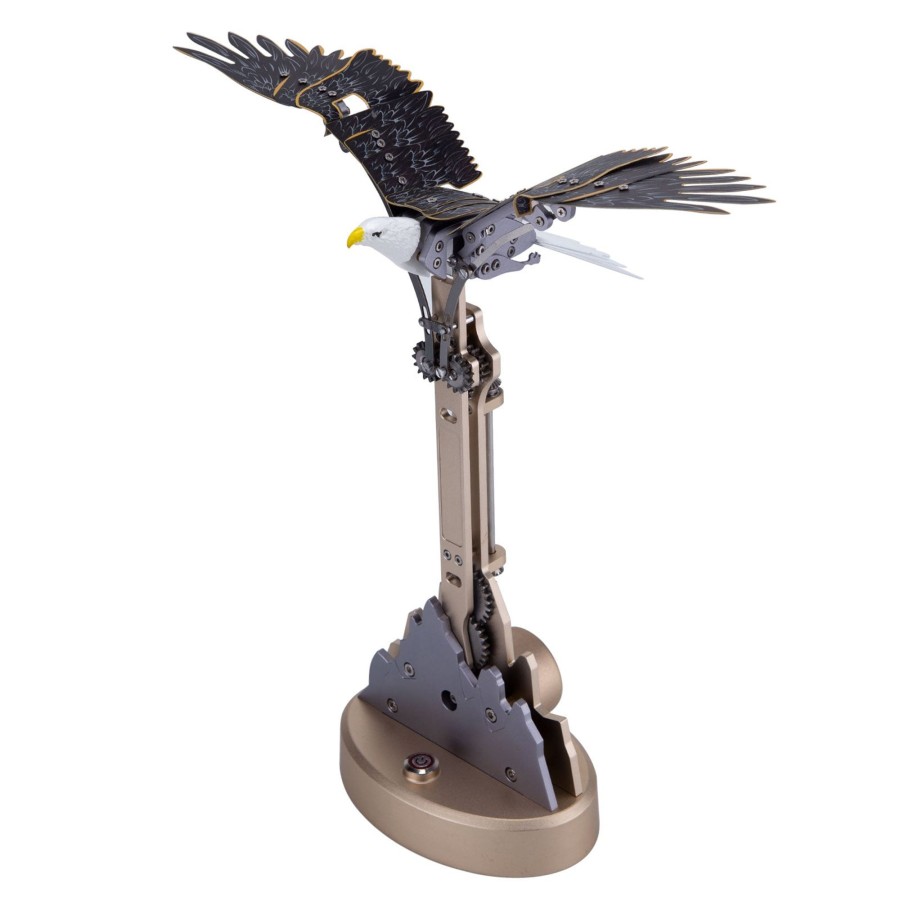 Diy Engine enginediy | Teching American Bald Eagle Model Kit - Haliaeetus Leucocephalus With Flying And Flapping Wings