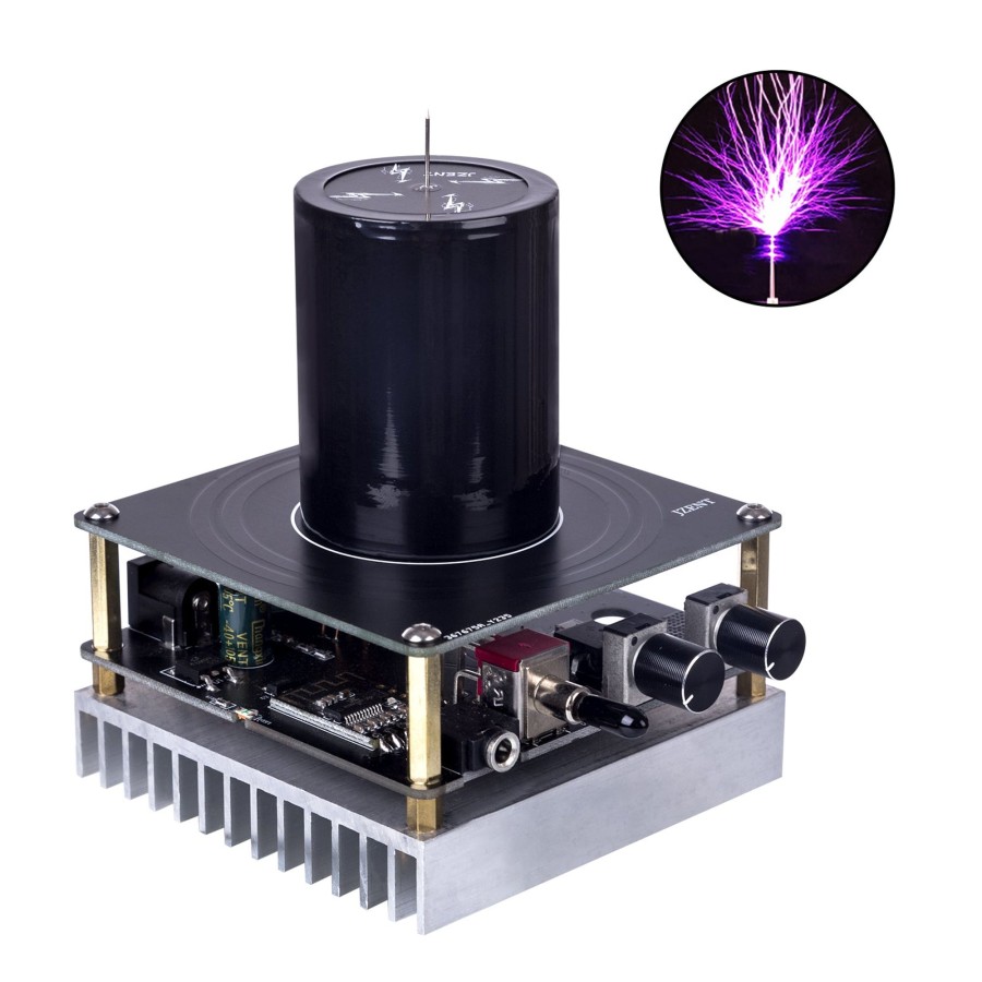 Stem Model enginediy | Bluetooth Square Wave Music Tesla Coil Scientific Experiment Toy With 20Cm Artificial Lightning