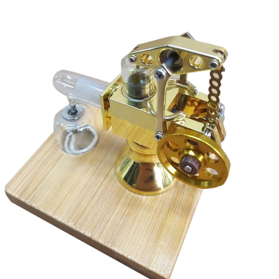 Model Engine Engine DIY Hot Air Stirling Engine | Hot Air Stirling Engine Model Mini Science Experiment Engine