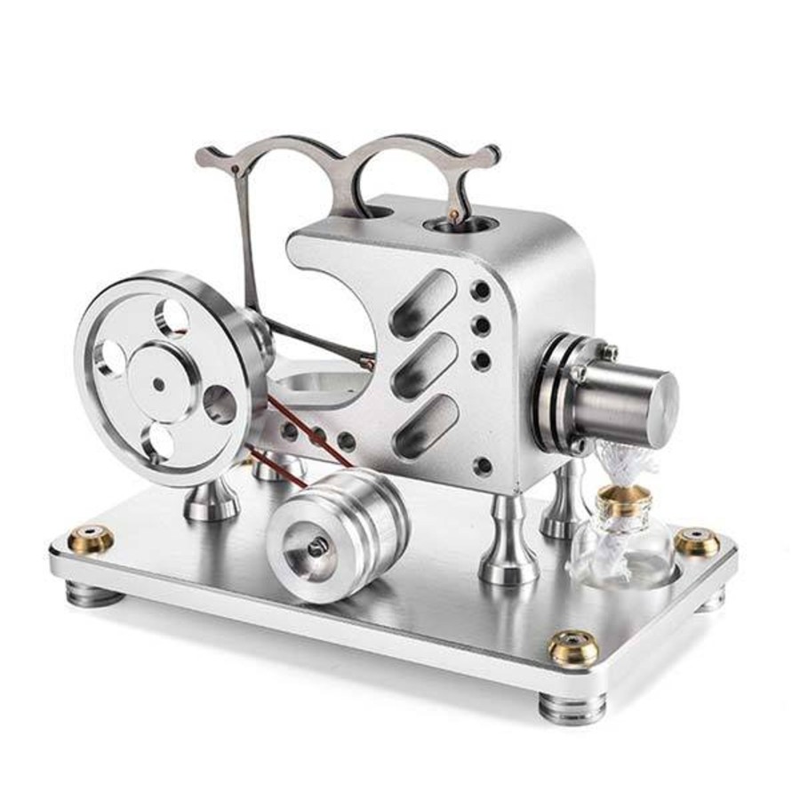 Stem Model Engine DIY | Hot Air Stirling Engine With Solid Metal Construction Education Toy Electricity Power Generator Motor Model ( T16-03 )