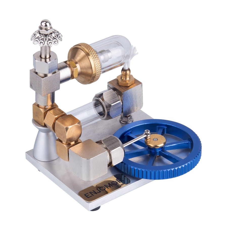 Model Engine enginediy Stirling Engine & Parts | Enjomor Mini Stirling Engine Model External Combustion Engine Stirling Cycle Engine With Horizontal Flywheel