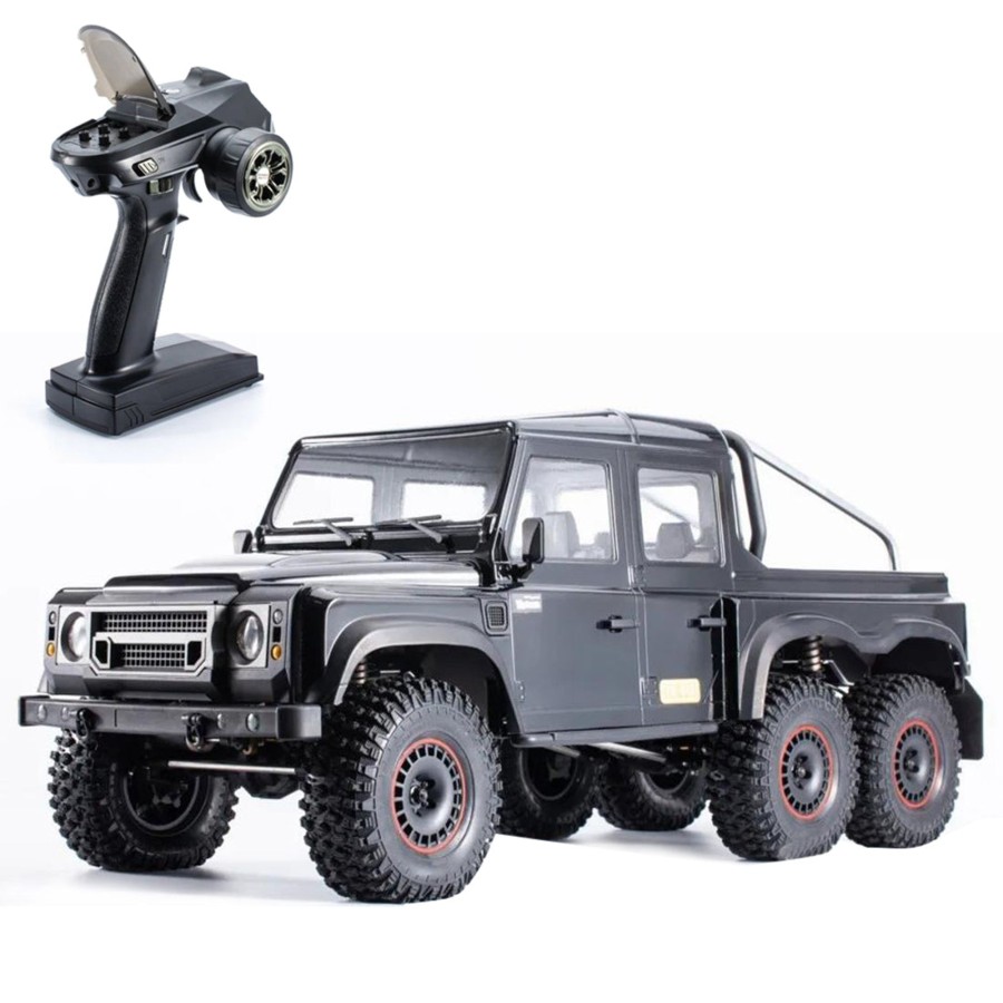 Rc Engine & Model enginediy | Yk 6101 1/10 Rc Truck Six-Wheel Pickup Simulated Off-Road Clawer With Linkage Light Differential Lock Speed Transmitter Model Car