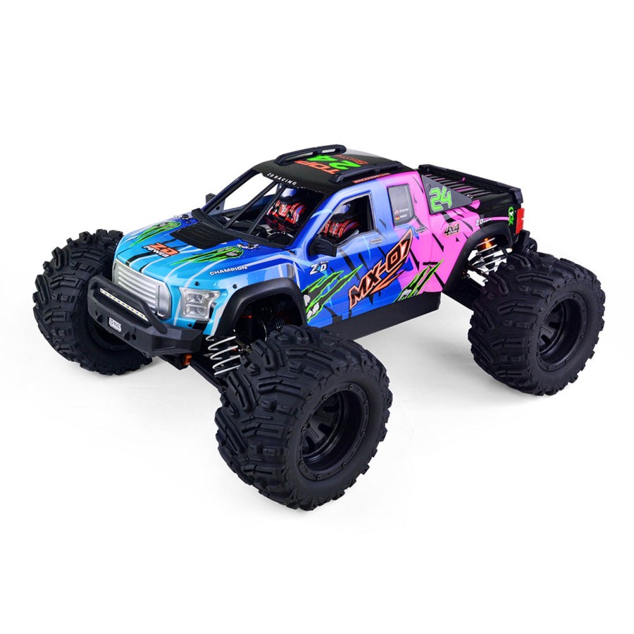 Rc Engine & Model enginediy | Zd Racing Mx-07 1/7 2.4G 4Wd Rc Monster Remote Control Off-Road Car - Rtr Version