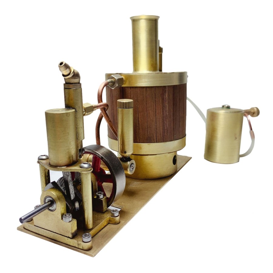 Model Engine enginediy | Mini Single-Cylinder Steam Engine Set With Boiler For Model Ship Within 50Cm