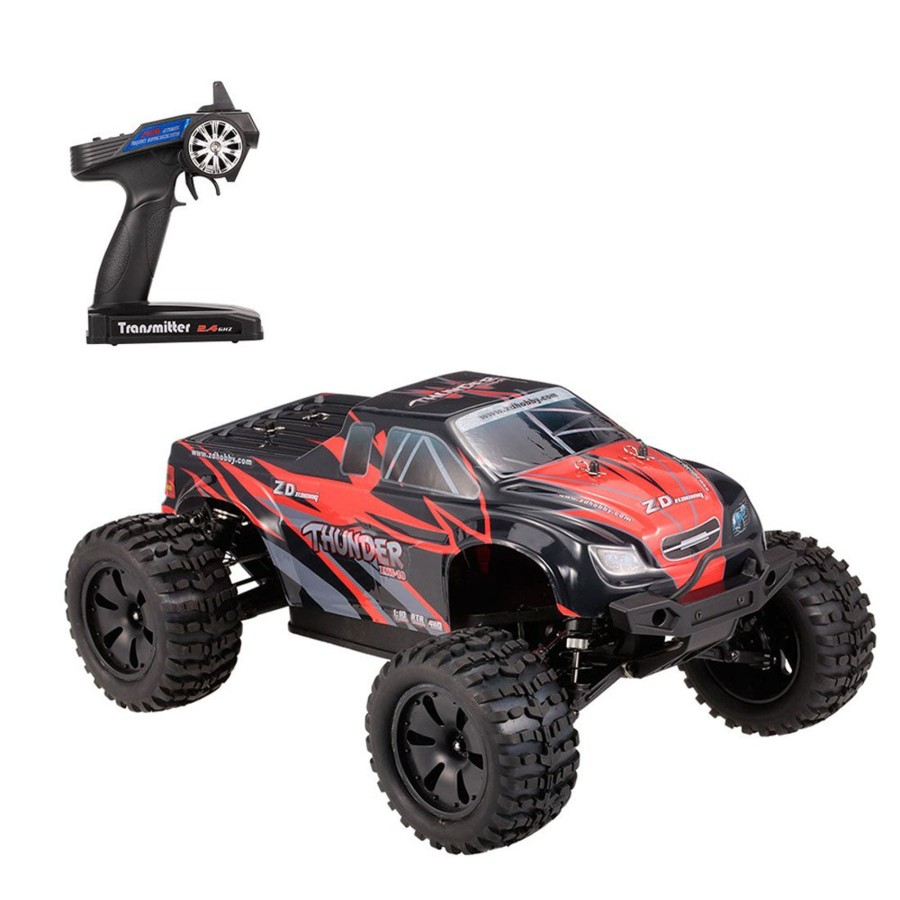 Rc Engine & Model Engine DIY | Zd Racing 9106-S 1/10 4Wd 70Km/H 2.4G Rc Car Electric Brushless Truck Remote Control Monster