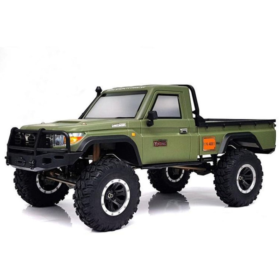 Rc Engine & Model Engine DIY | Yk 4081Pro 1/8 2.4G 6Ch 4Wd Off-Road Vehicle Rc Pickup Truck Professional Crawler Car