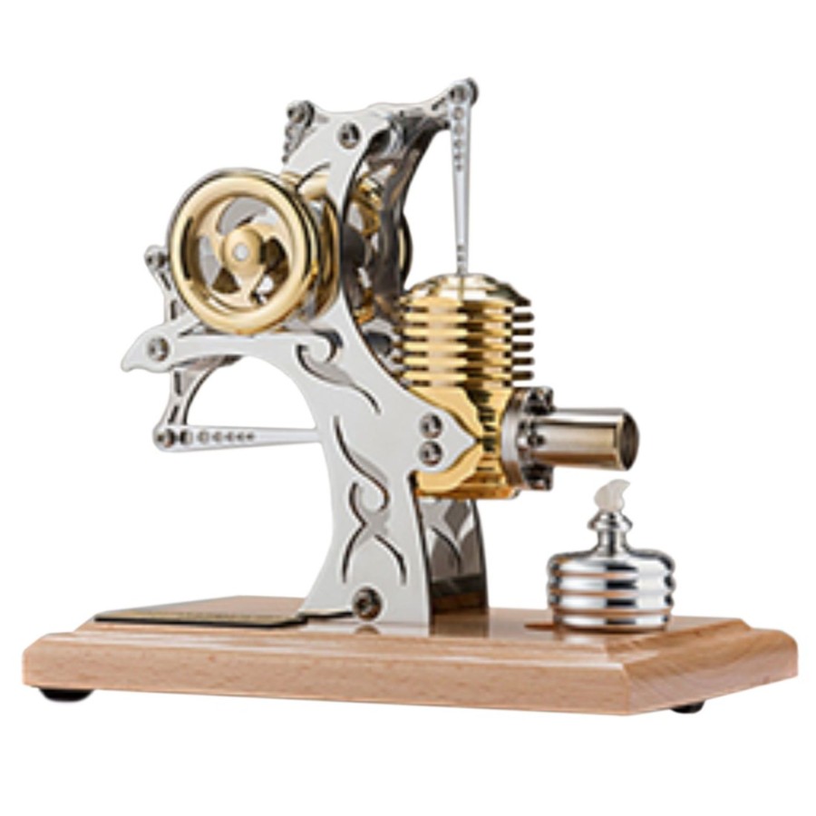 Model Engine enginediy Single Cylinder Stirling Engine | Stirling Engine Kit 2500Rpm Single Cylinder Diy Assembly Stirling Engine Kit Gift Collection