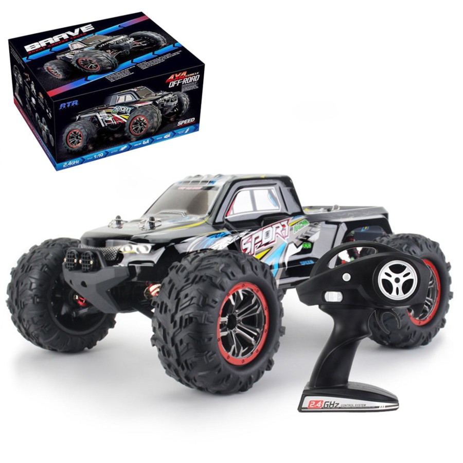 Rc Engine & Model Engine DIY | 1:10 4Wd Rc Car 45Km/H High-Speed Monster 2.4G Trucks Racing Toy