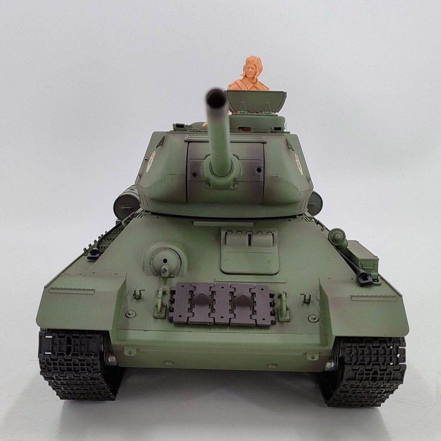 Rc Engine & Model enginediy | 1/16 Rc Tank 2.4G T34/85 Rc Main Battle Tank Military Model (Upgraded Version/Army Green)