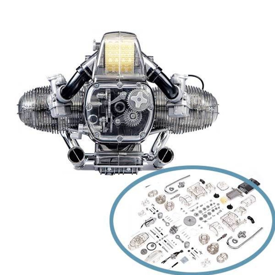 Diy Engine enginediy | Flat Twin Airhead Engine Model Kit - Build Your Own 2 Cylinder Engine - Bmw Diy Assembly Kit