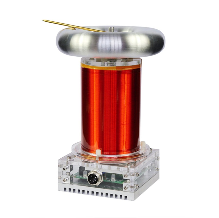 Stem Model enginediy | Stark Sstc Music Tesla Coil Integrated Arc Extinguishine Tesla Teaching Model High-Tech Toy