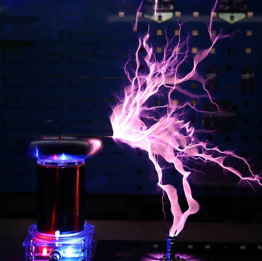 Stem Model enginediy | Stark Sstc Music Tesla Coil Integrated Arc Extinguishine Tesla Teaching Model High-Tech Toy