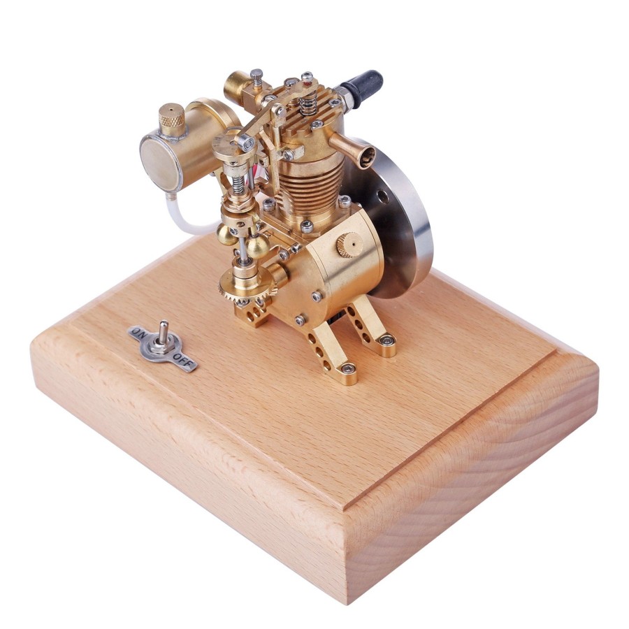 Model Engine enginediy | M19 1.6Cc Mini Sam Hit And Miss 4 Stroke Vertical Gas Engine Internal Combustion Engine Model With Flying Ball Speed Limiter