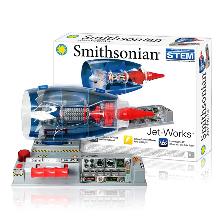 Rc Engine & Model enginediy | Smithsonian Jet Works Advanced Science Kit - Build Your Own Jet Engine - Diy Assembly Turbofan Jet Engine Model Kit