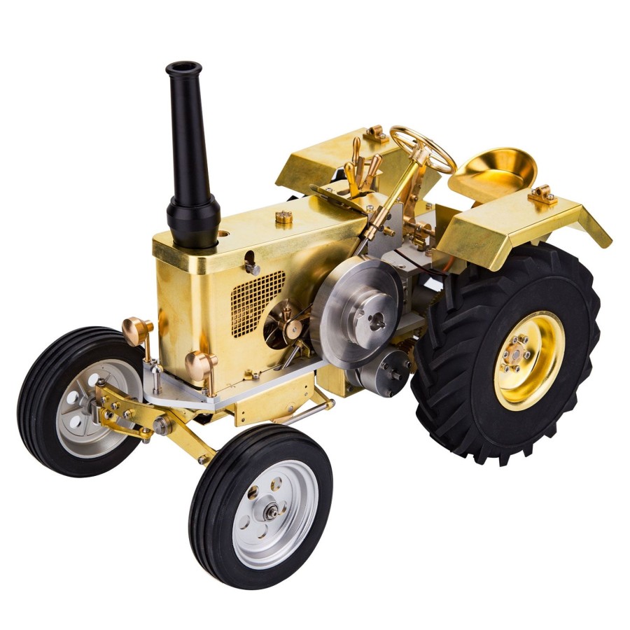 Model Engine enginediy | T16 Antique Roller Tractor Model With 1.6Cc Mini Horizontal Air-Cooled Single-Cylinder Gasoline Ic Engine