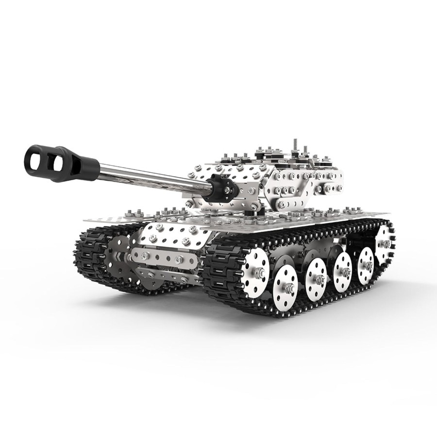 Diy Engine Engine DIY | 3D Metal Puzzle Diy Military Combat Vehicle Main Battle Tank Model Military Series Toys Kits Handmade Assembly -939Pcs