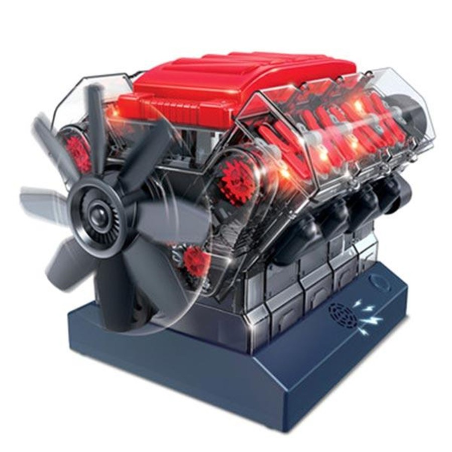 Stem Model enginediy | V8 Engine Model Kit - Build Your Own V8 Engine - Science Experiment Stem Toy - Enginediy