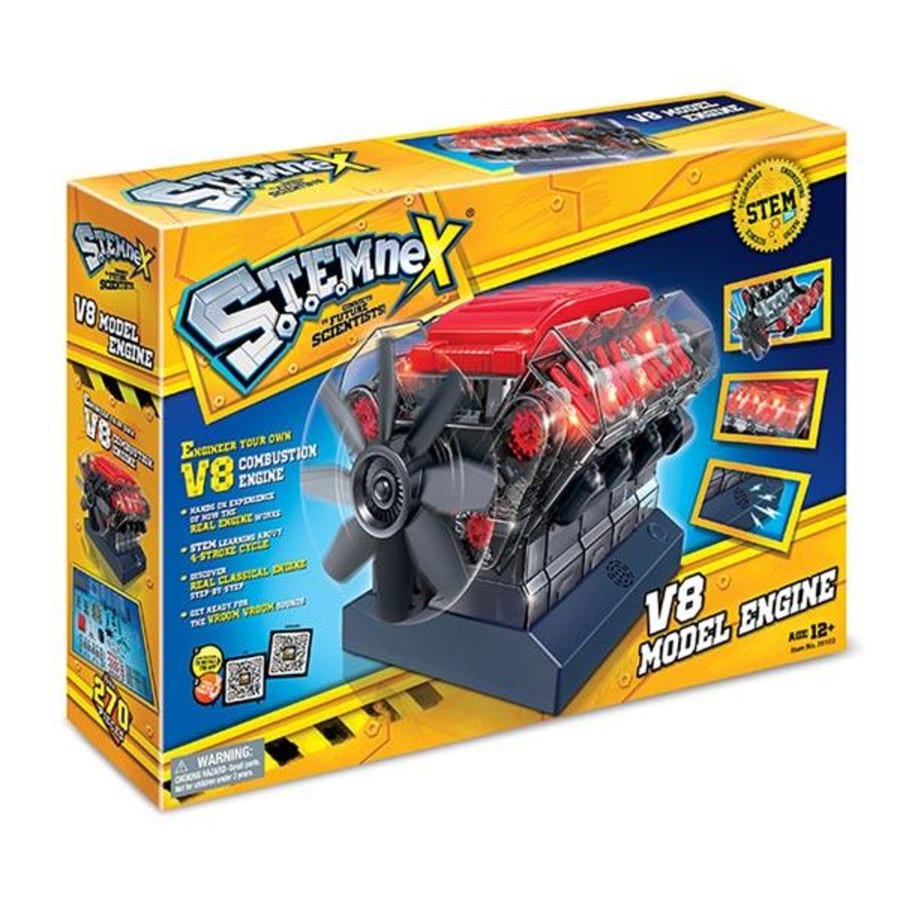 Stem Model enginediy | V8 Engine Model Kit - Build Your Own V8 Engine - Science Experiment Stem Toy - Enginediy