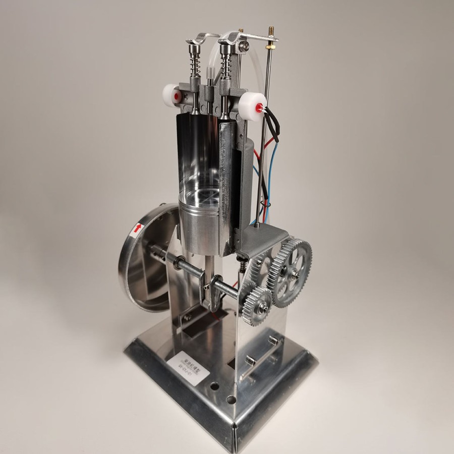 Stem Model enginediy | J31009 Single-Cylinder Four-Stroke Diesel Internal Combustion Engine Teaching Model Experimental Instrument Stem Toy