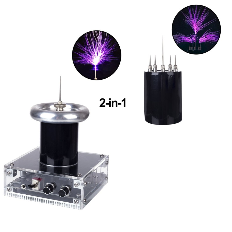 Stem Model enginediy | 2 In 1 Multifunction Bluetooth Square Wave Music Tesla Coil Scientific Experiment Toy With 25Cm Artificial Lightning